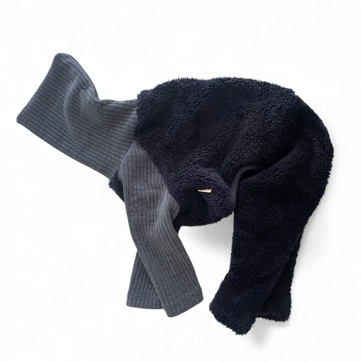 Stretch Corduroy Boa Romper for Iggies