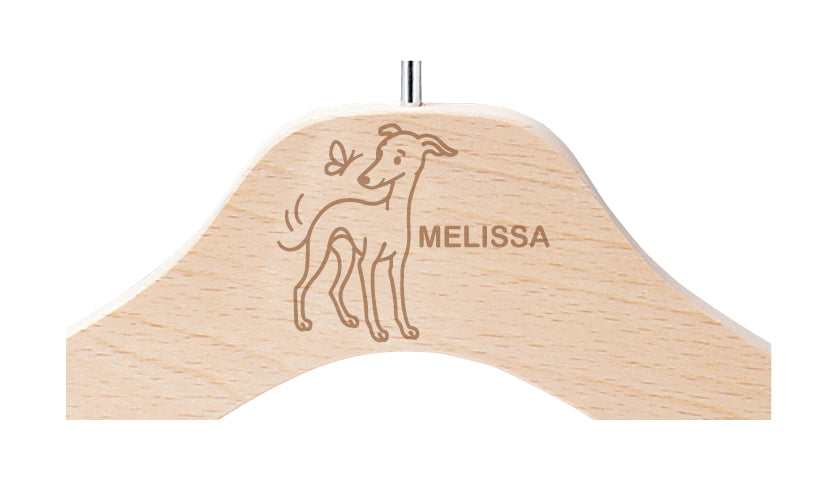 Sustainable Pet Clothes Hanger / Sustainable Pet Hanger for Italian Greyhounds